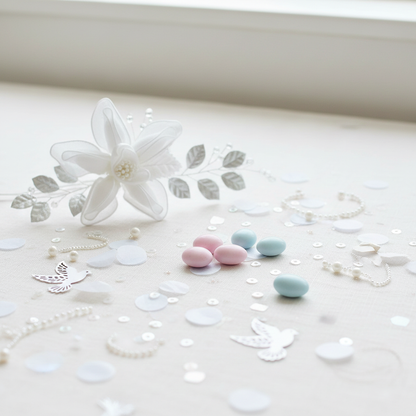 Hojas de nailon con bolsillo para confeti 144 piezas por bolsa #61172N