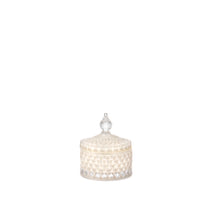 Cargar imagen en el visor de la galería, Marsiglia Collection Candle Jewelry Box Accented in Ivory  DC24020-I
