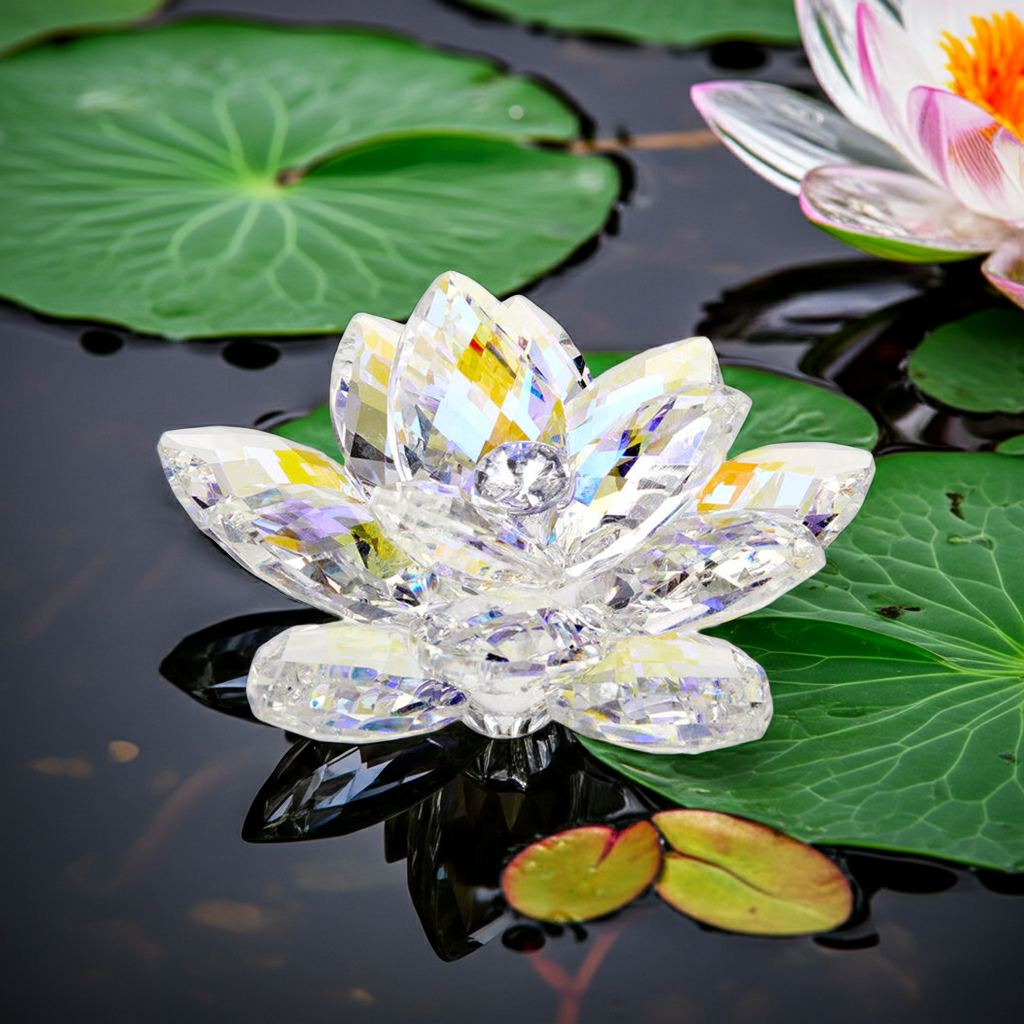 Debora Carlucci 24% Nenúfar de loto de cristal #34084
