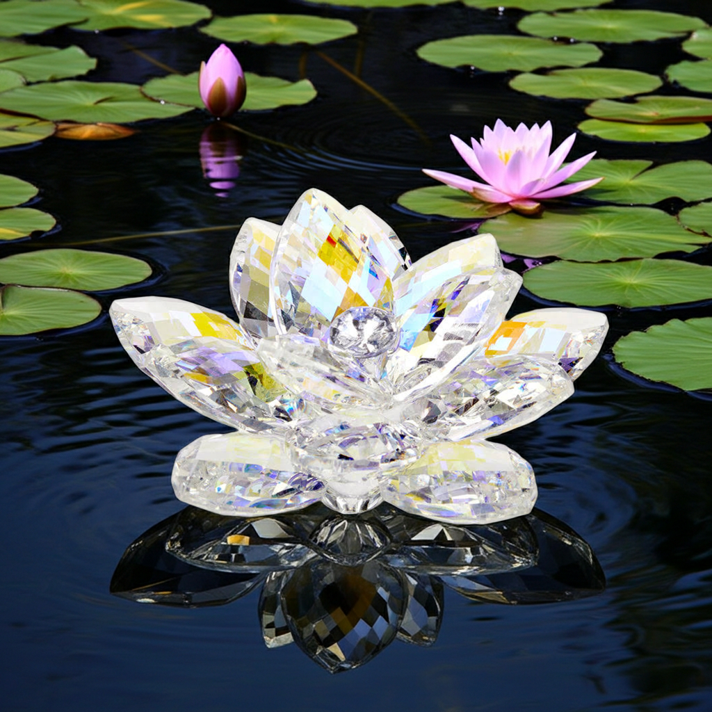 Debora Carlucci 24% Nenúfar de loto de cristal #34084