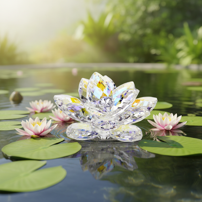 Debora Carlucci 24% Nenúfar de loto de cristal #34084