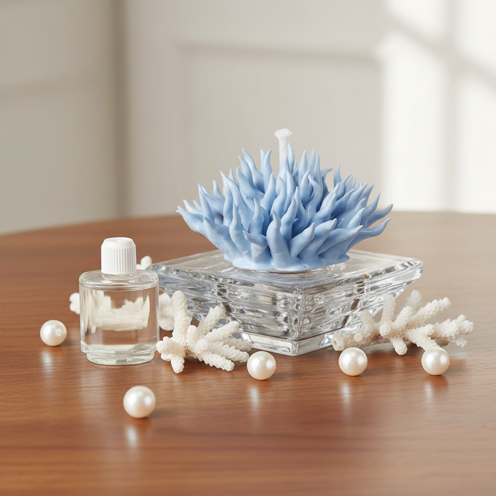 Debora Carlucci Blue Coral Crystal Base Aromatherapy Diffuser w/ Scent #DC2686