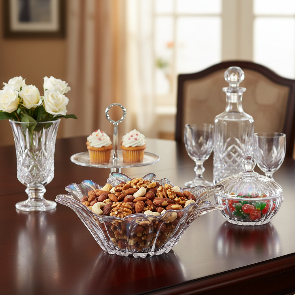 Debora Carlucci Murano Glass Sunflower Deep Candy Dish #JS3