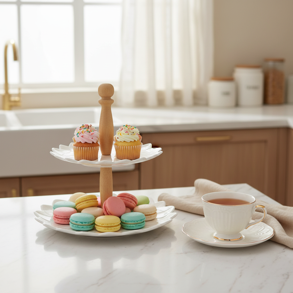 Sogno D'Oro  Two tiers Cupcake Stand  #SD20740
