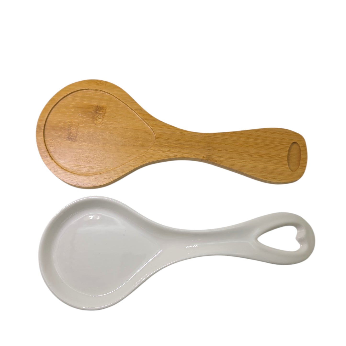 Cucina Italiana Ceramic Deep 9' Spoon Rest Bianco #0702-W 