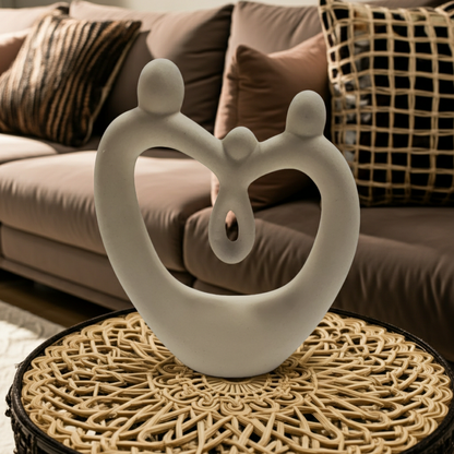 Italian Sand Family Figurine #DC3311