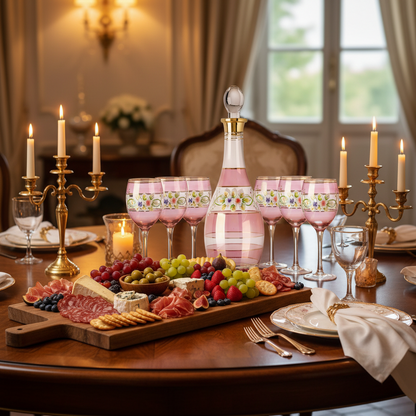 7-Piece Decanter and Wine Glass Drinkware Set #JY7410