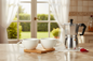 Set di 2 tazze da caffè e piattino in porcellana originale Cucina Italiana Decoro Limone #R10105-47