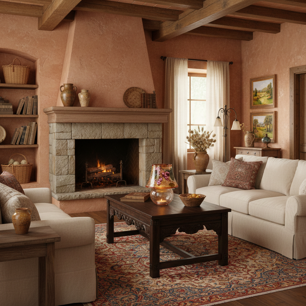 Portavelas de cristal de Murano con decoración de uvas #LW105-8