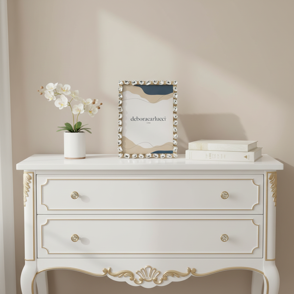 MARCO DE FOTOS PARIGI CRISTAL EMBELLECEDOR ORO 7,5 x 10 DC6188/ORO