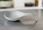Cucina Italiana Cerámica Deep 9' Reposacucharas Blanco #0702-W 