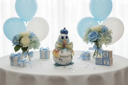 Bomboniere per bomboniere in porcellana con pinguino bambino # 6D1086