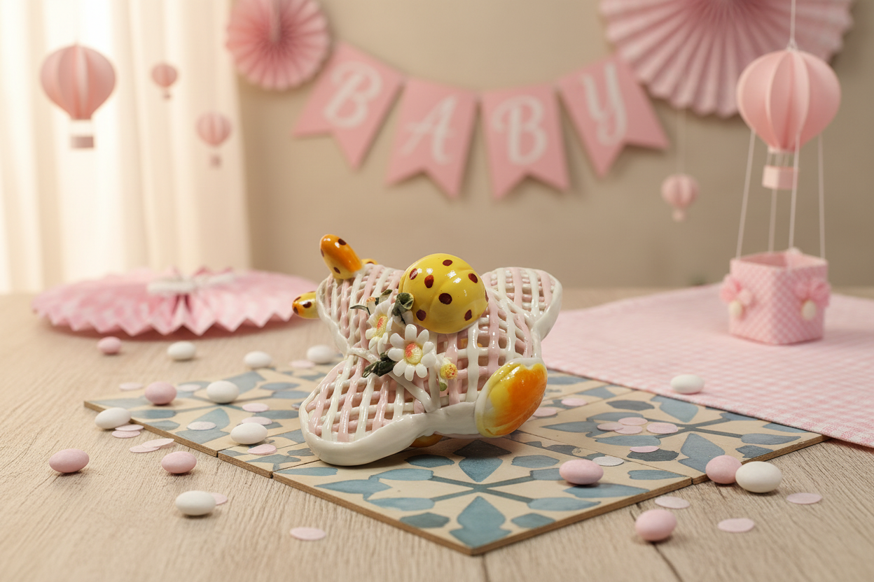 Porcelain Baby Airplane theme Party Favors #6D1522PL