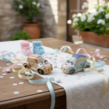 Recuerdo de fiesta con tema de coche de porcelana #6D1672