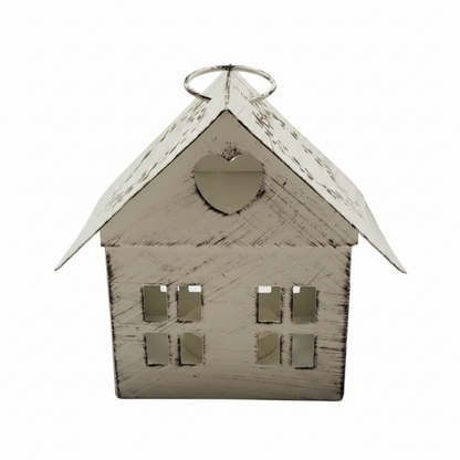Lanterna in metallo Tea Light House # 34052