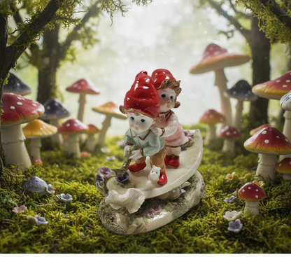 Favores de fiesta de porcelana para niña/hermano y hermana #12863V