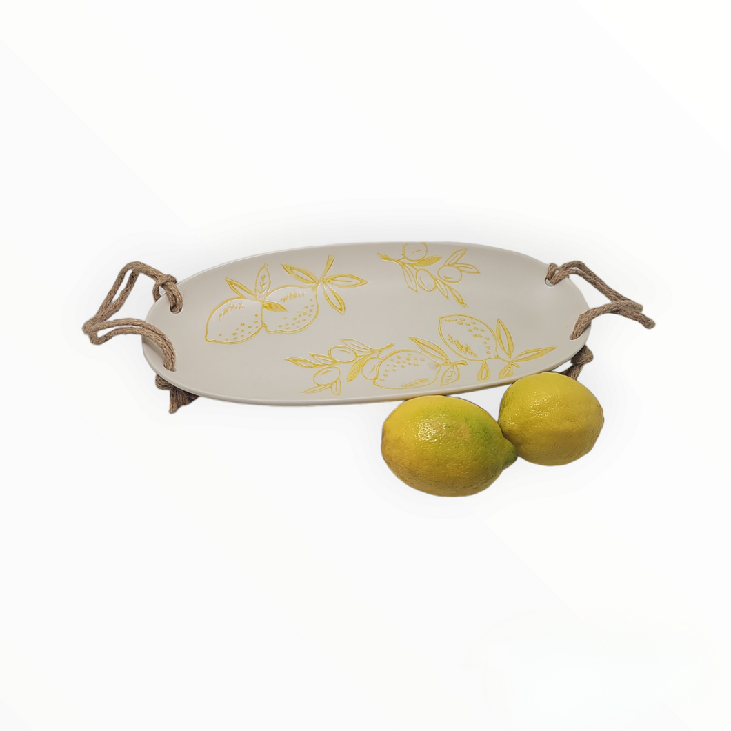 Cucina Italiana  Lemon Design Serving Plate L1303-456