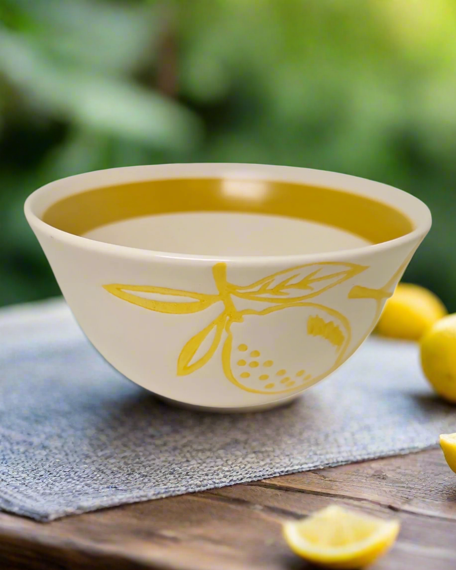 Cucina Italiana Lemon Design Candy Bowl  5