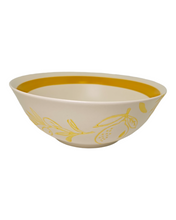 Load image into Gallery viewer, Cucina Italiana Lemon Design Salad Bowl  9&quot; L131337-456
