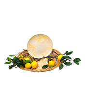 Load image into Gallery viewer, Cucina Italiana Lemon Design Dessert Plate 8&quot; L130074-456
