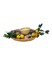 Load image into Gallery viewer, Cucina Italiana Lemon Design Candy Bowl  5&quot; L132299-456
