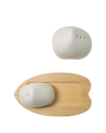 Sogno D' Oro Salt and Pepper Heart Shape  #SD061029