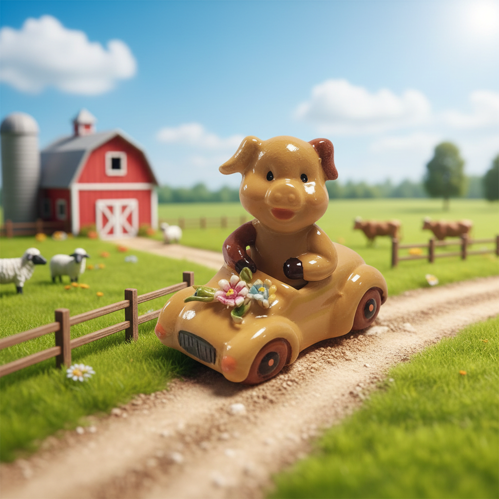 Favores de fiesta de bebé de porcelana #7D3072