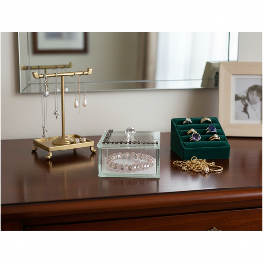 Portagioie Trinket con accenti W. Swarovski Elements #30605