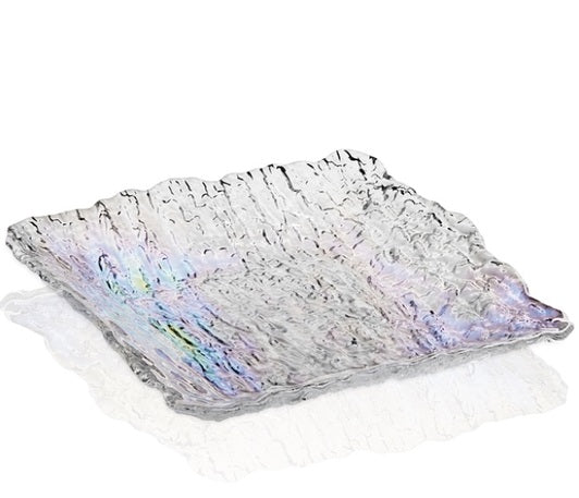 Debora Carlucci Clear Murano Plato cuadrado para dulces #001