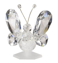 Load image into Gallery viewer, Debora Carlucci Crystal And Murano White Butterfly Figurine #12556B
