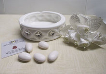 Cargar imagen en el visor de la galería, Cenicero/soporte para puros de porcelana blanca #130237
