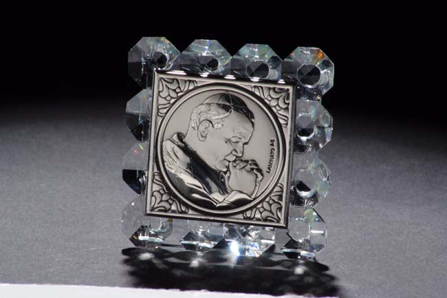 Debora Carlucci 925 Silver Argento Crystal Pope John Paul #137-68