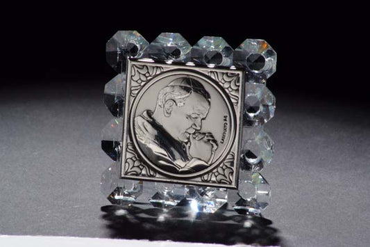 Debora Carlucci 925 Silver Argento Crystal Pope John Paul #137-68