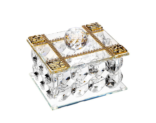 Joyero Italiano 24% Cristal w. 925 Plata Argento Plateado #18138