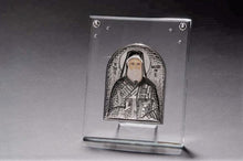 Carica l&#39;immagine nel visualizzatore di Gallery, Vescovo greco argento argento 925 italiano con bomboniera in cristallo Swarovski # 18291 
