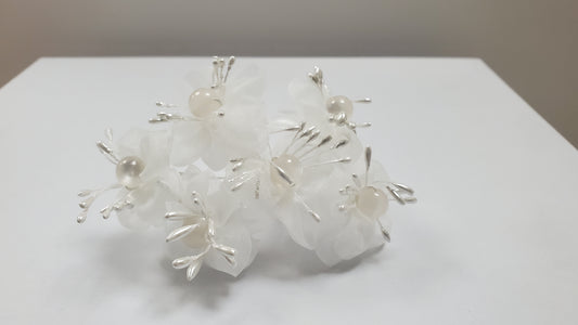 Fiore coriandoli Bianco e Avorio Arf1323 - 72pz/borsa
