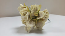 Load image into Gallery viewer, Brown and Ivory Small Paper Flowers- 72pcs/bag BF5554
