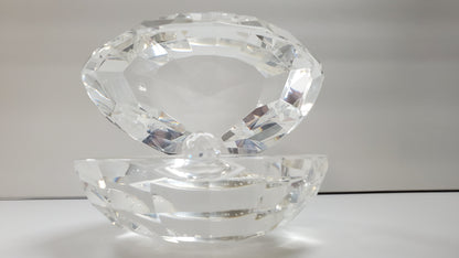 Ostra de cristal con perla #CR034