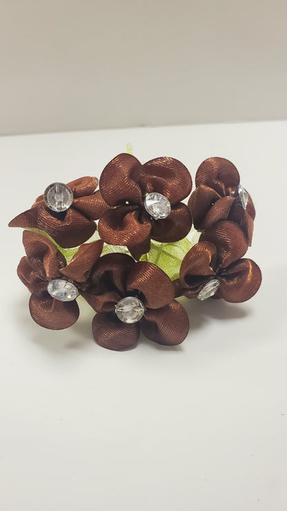 Flor con diamantes de imitación grandes - 72 piezas/bolsa Arf2066