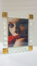 Cargar imagen en el visor de la galería, Marco italiano con 24 % de cristal chapado en oro de 18 quilates #18134
