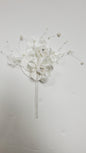Bouquet di fiori bianchi w. streaming perle- 12 pz/borsa ARF2083W