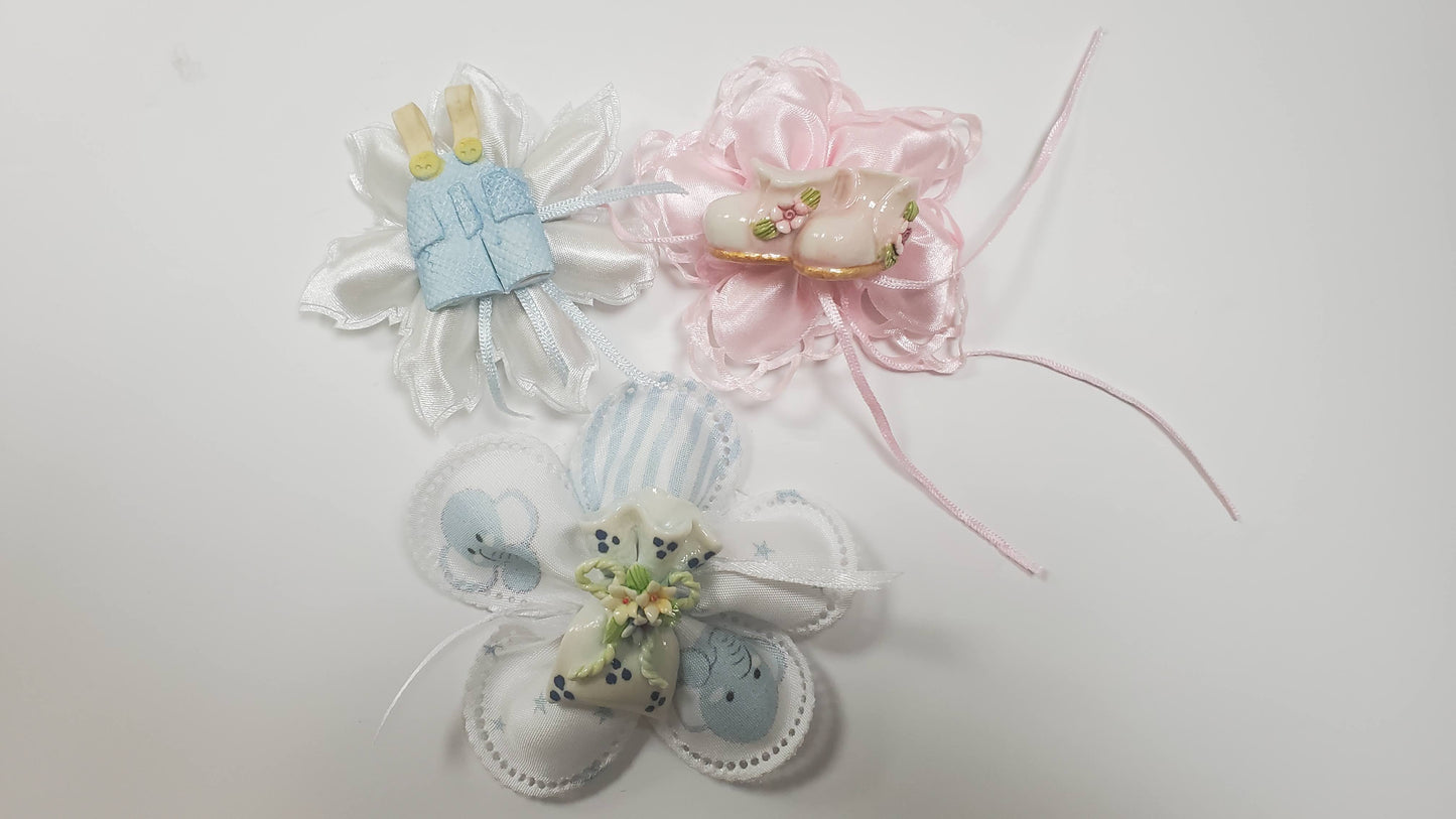Porcelain Decorative Pins  #7D1380