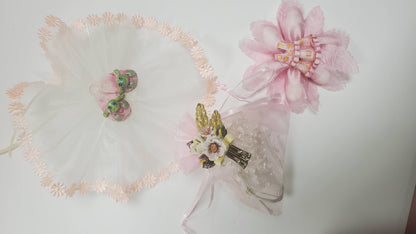 Porcelain Decorative Pins  #7D1380