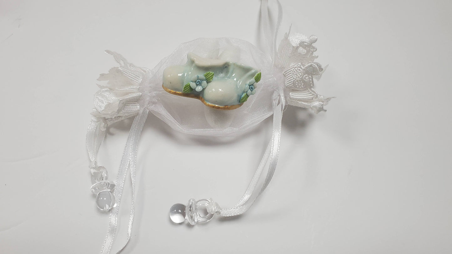 Porcelain Decorative Pins  #7D1380