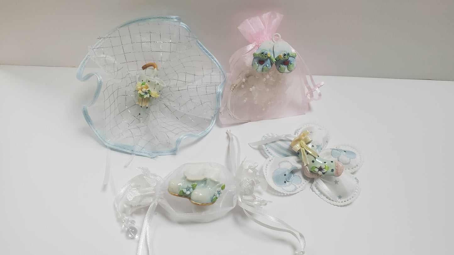 Porcelain Decorative Pins  #7D1380
