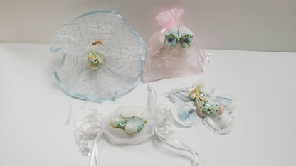 Porcelain Decorative Pins  #7D1380