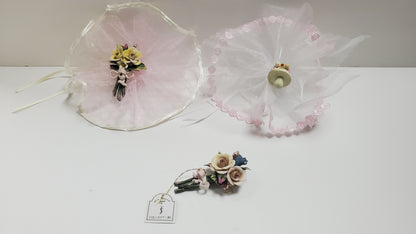 Porcelain Decorative Pins  #7D1380