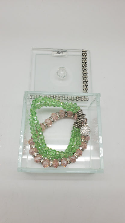 Trinket Jewelry Box Accented W. Swarovski Elements #30605