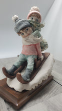 Load image into Gallery viewer, Giuseppe Armani Collection  Figurine &quot;Winter Fun&quot; 0111-E
