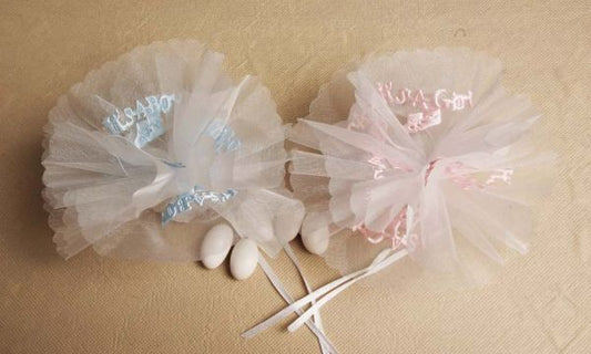 It's a Girl It's a Boy Netting - 25pc/bag #61119